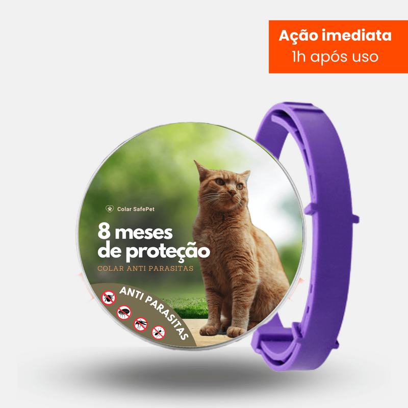 Colar Anti Pulgas e Carrapatos Original - 8 Meses de Proteção